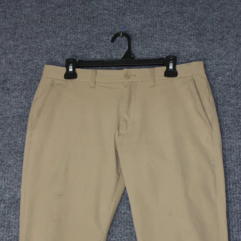 J‎ Crew Flex Slim Chino Pants Mens W31 L32 Tan Khaki Stretch Casual Workwear